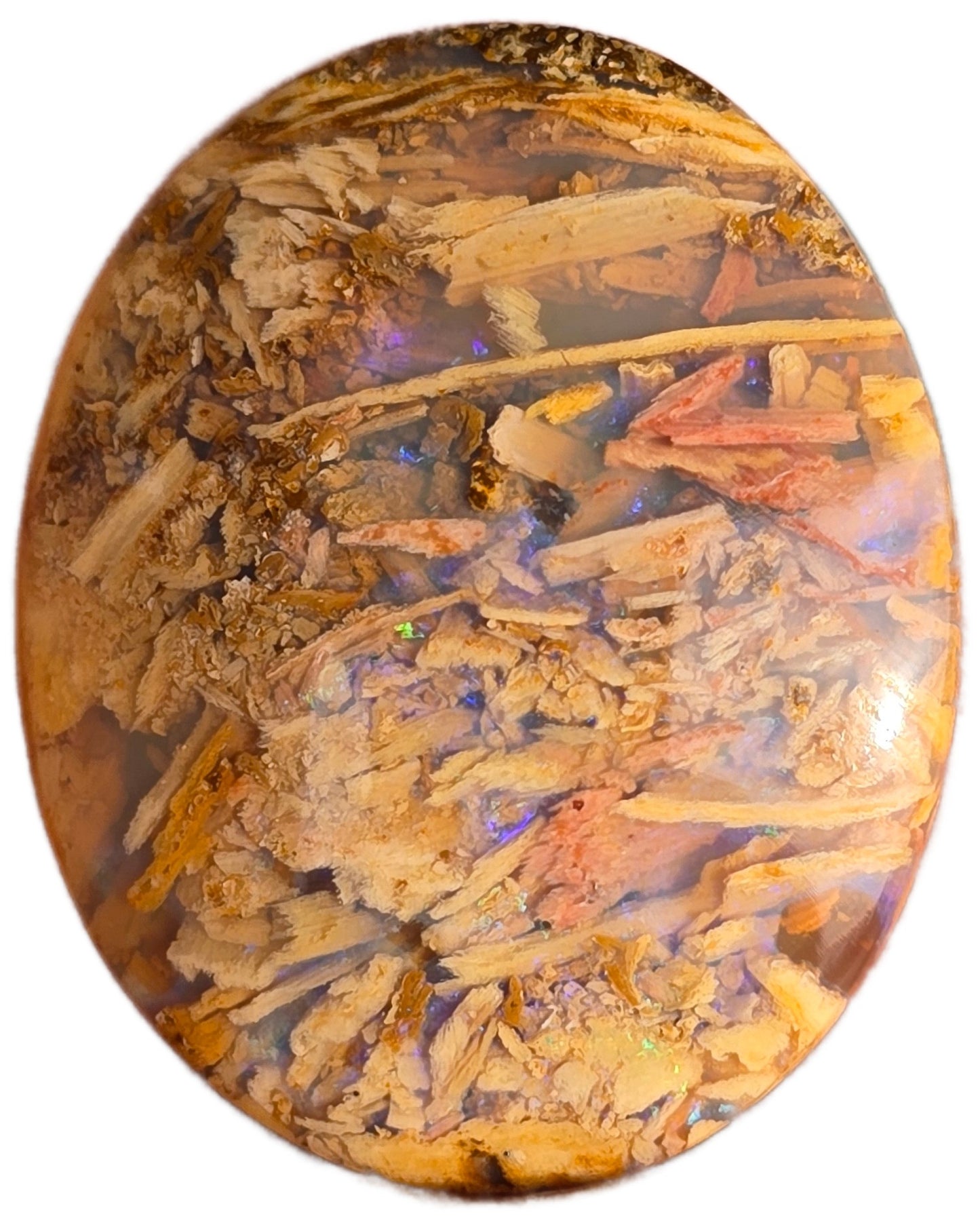 12.77 Ct 3D wood replacement opal