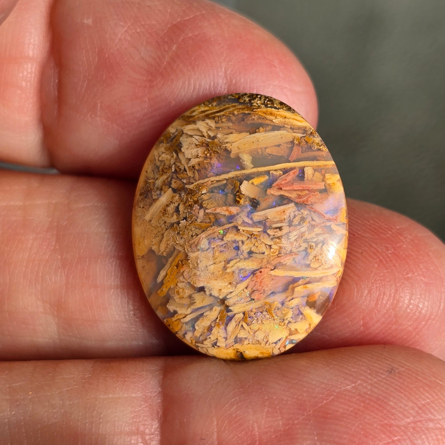 12.77 Ct 3D wood replacement opal