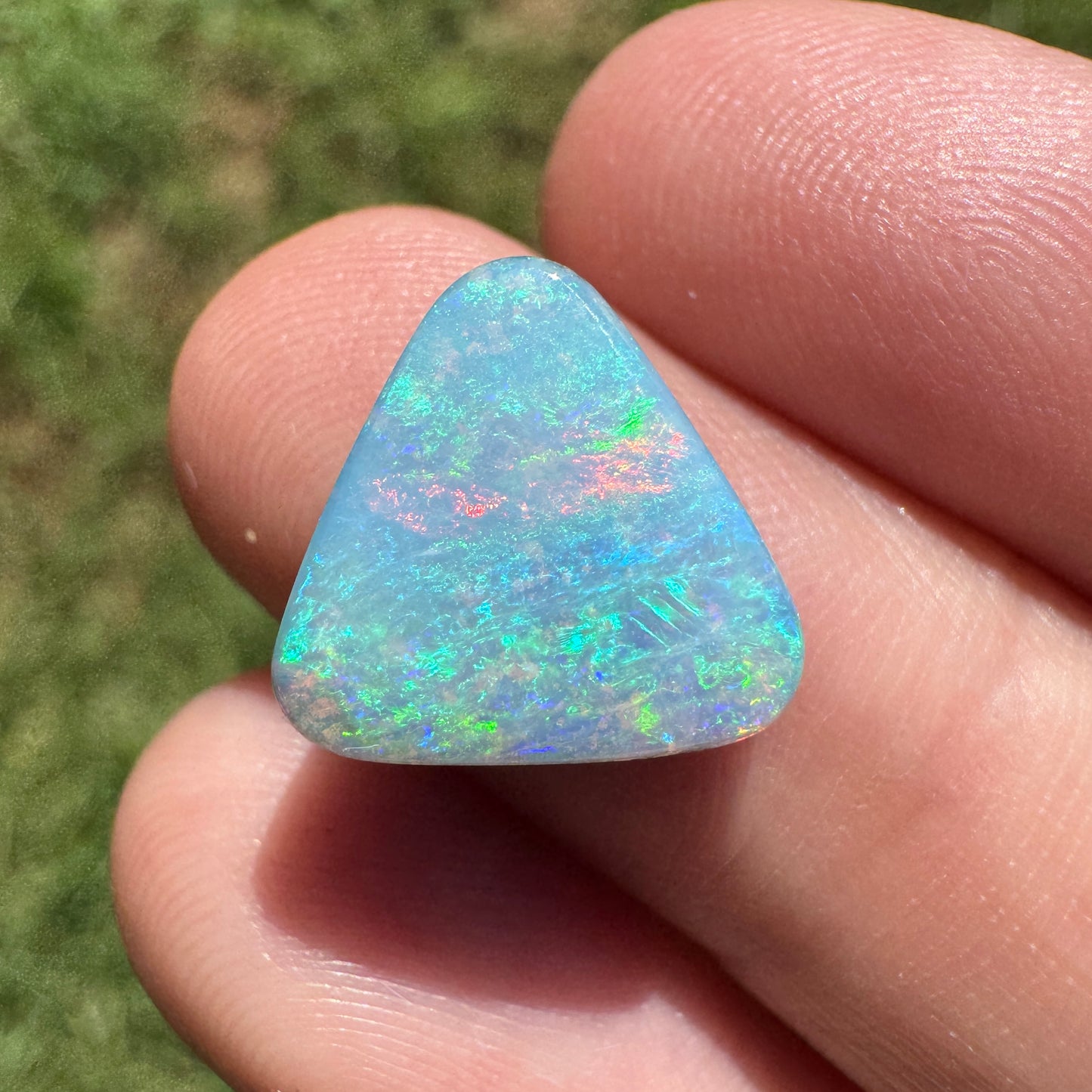 4.33 Ct triangle boulder opal