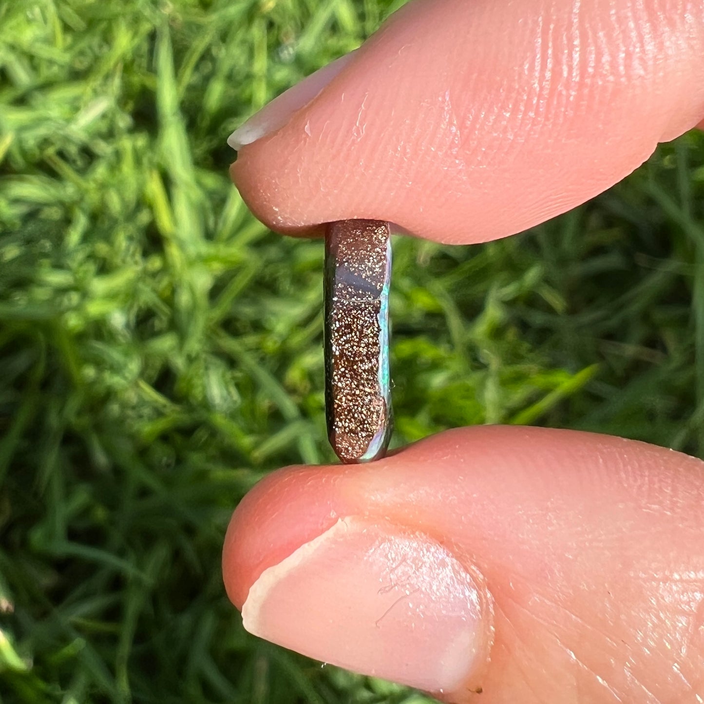 6.33 Ct circle boulder opal