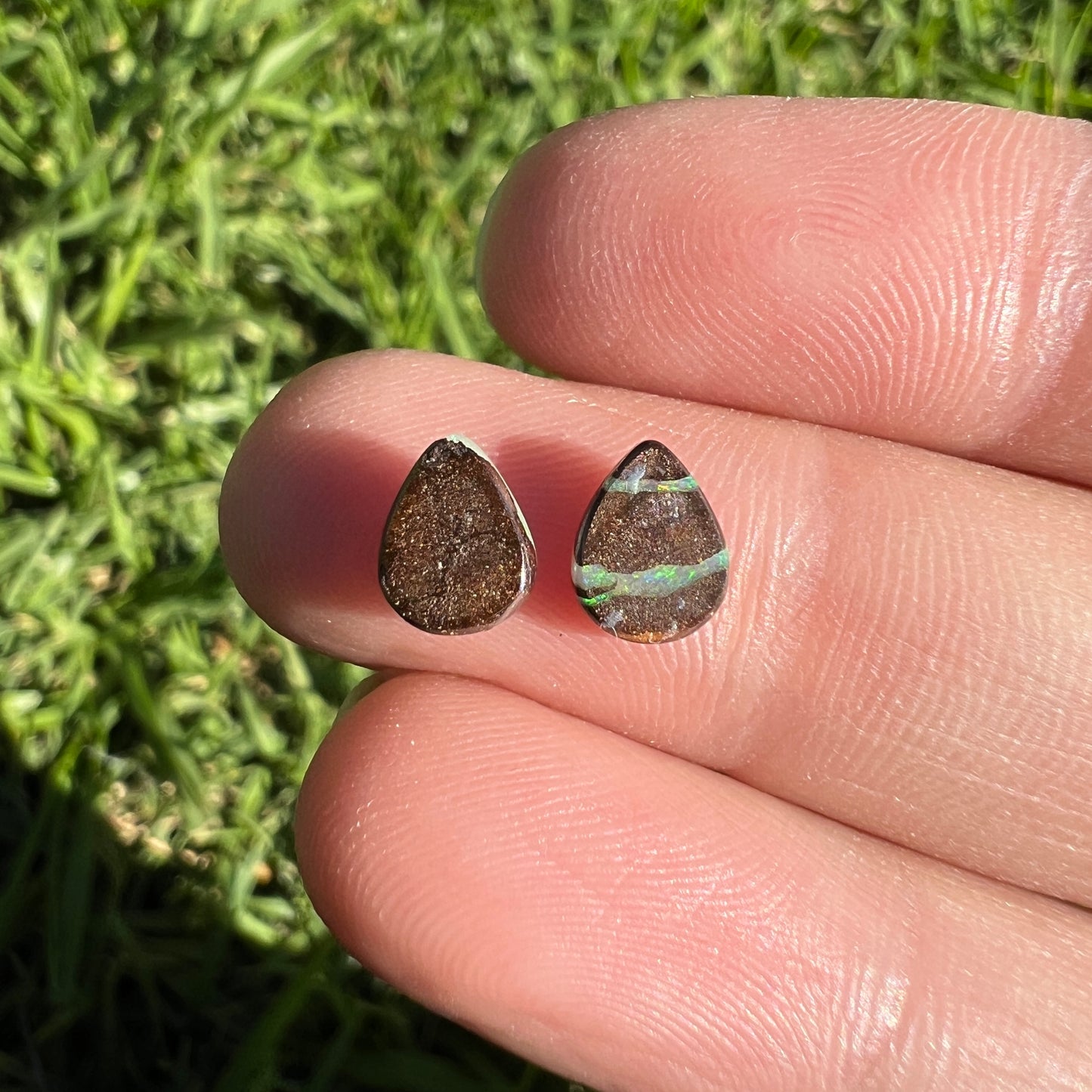 1.69 Ct boulder opal pair