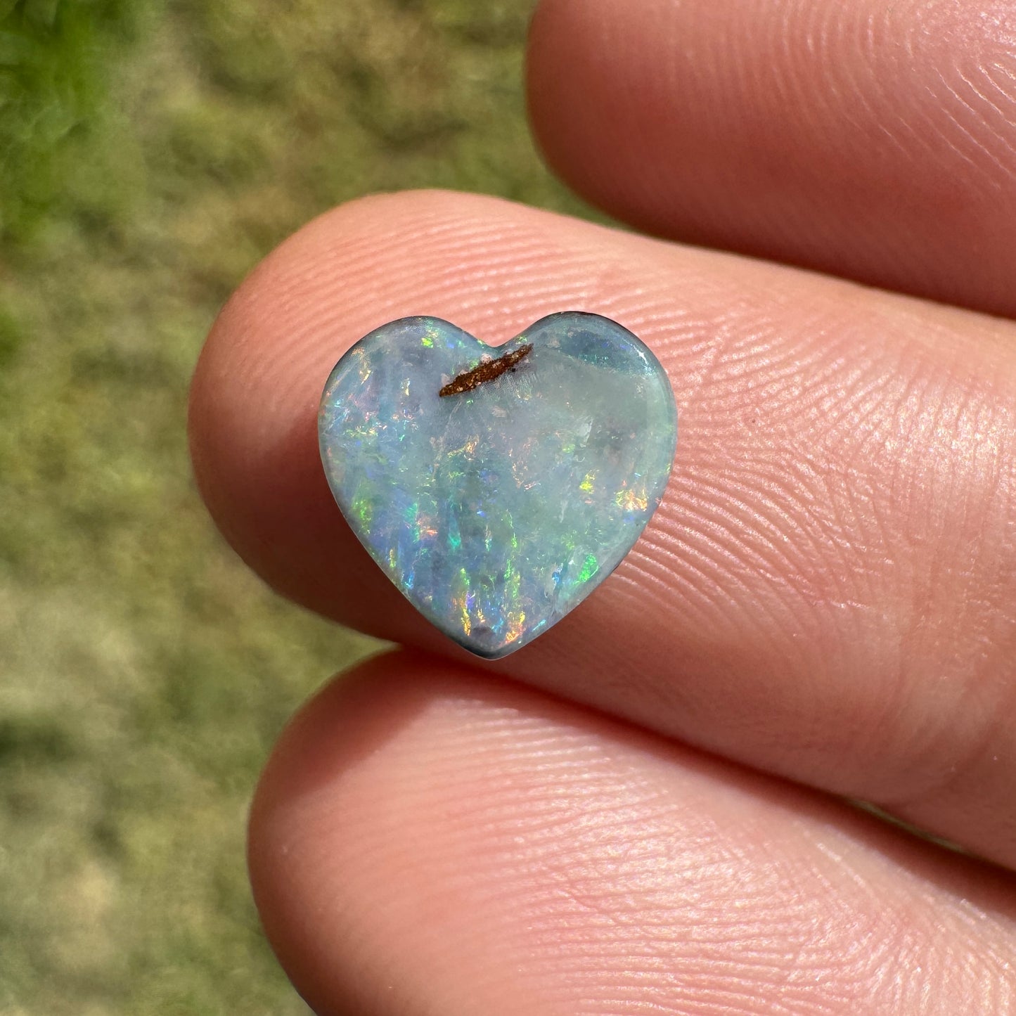 1.69 Ct heart boulder opal