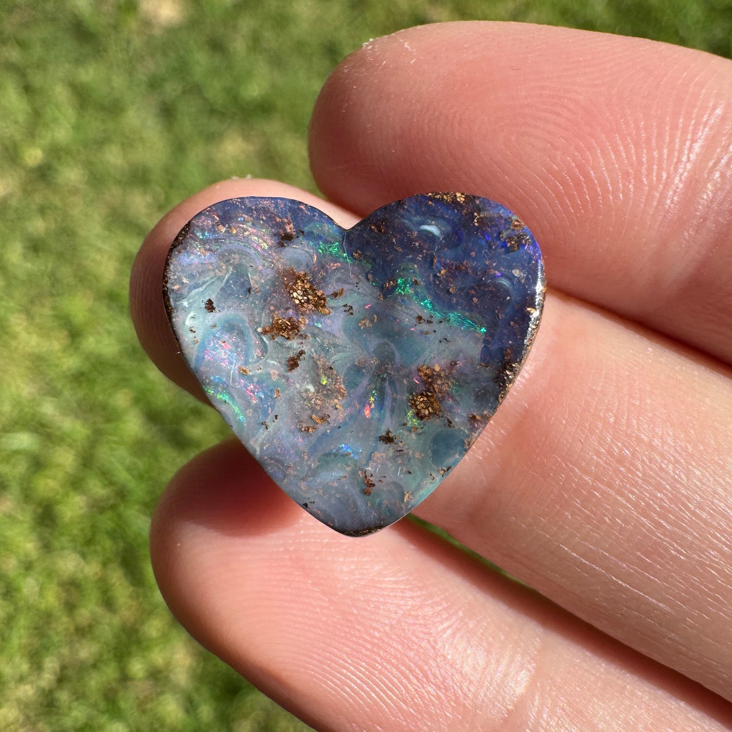 9.52 Ct heart boulder oapl