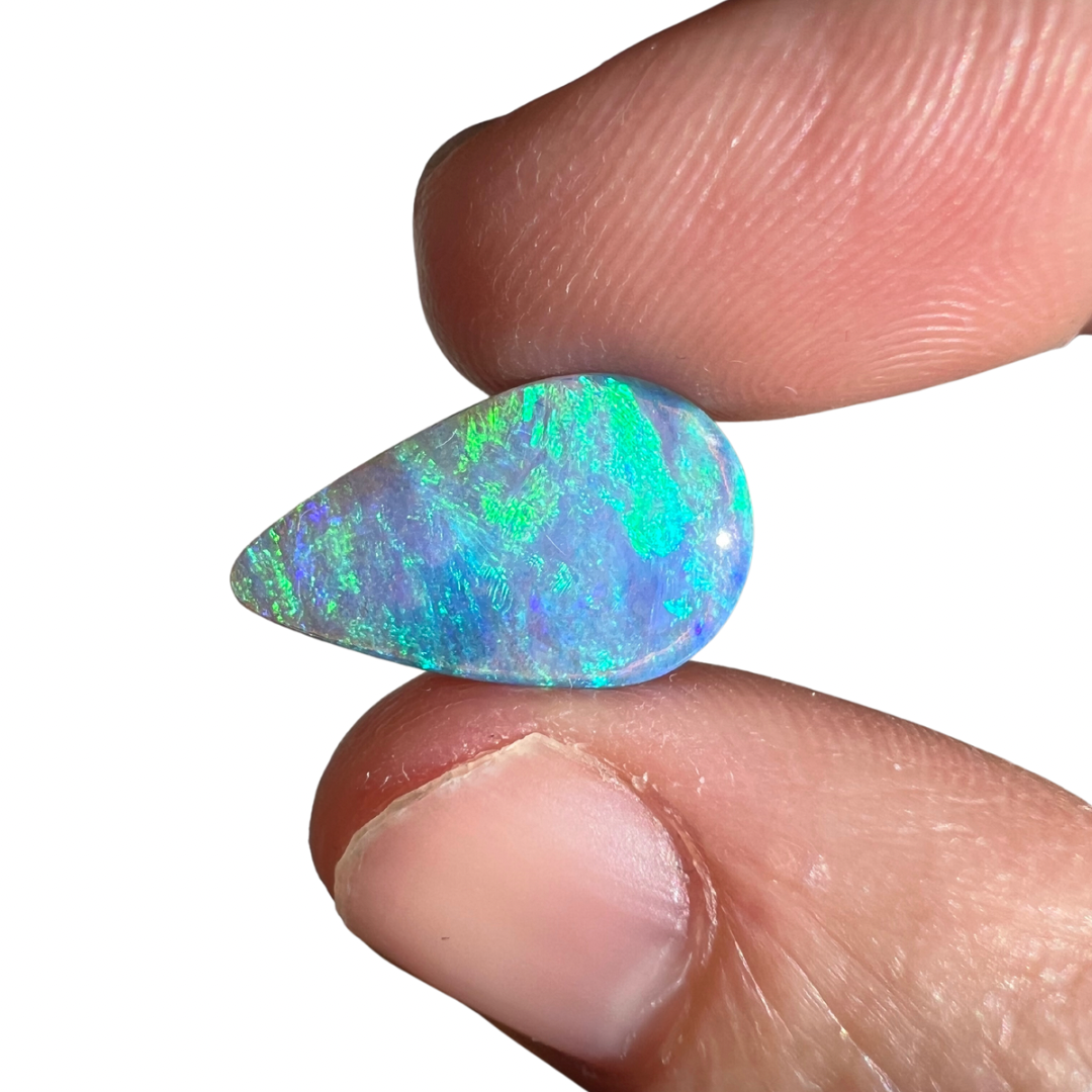 5.24 Ct BRIGHT OCEAN-TONED BOULDER OPAL