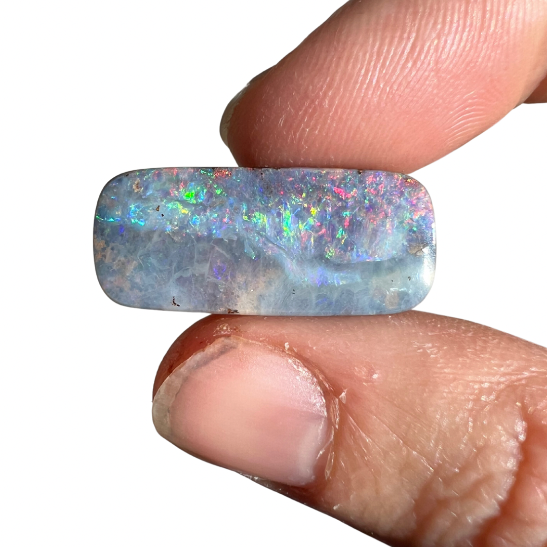 13.40 Ct rectangle boulder opal