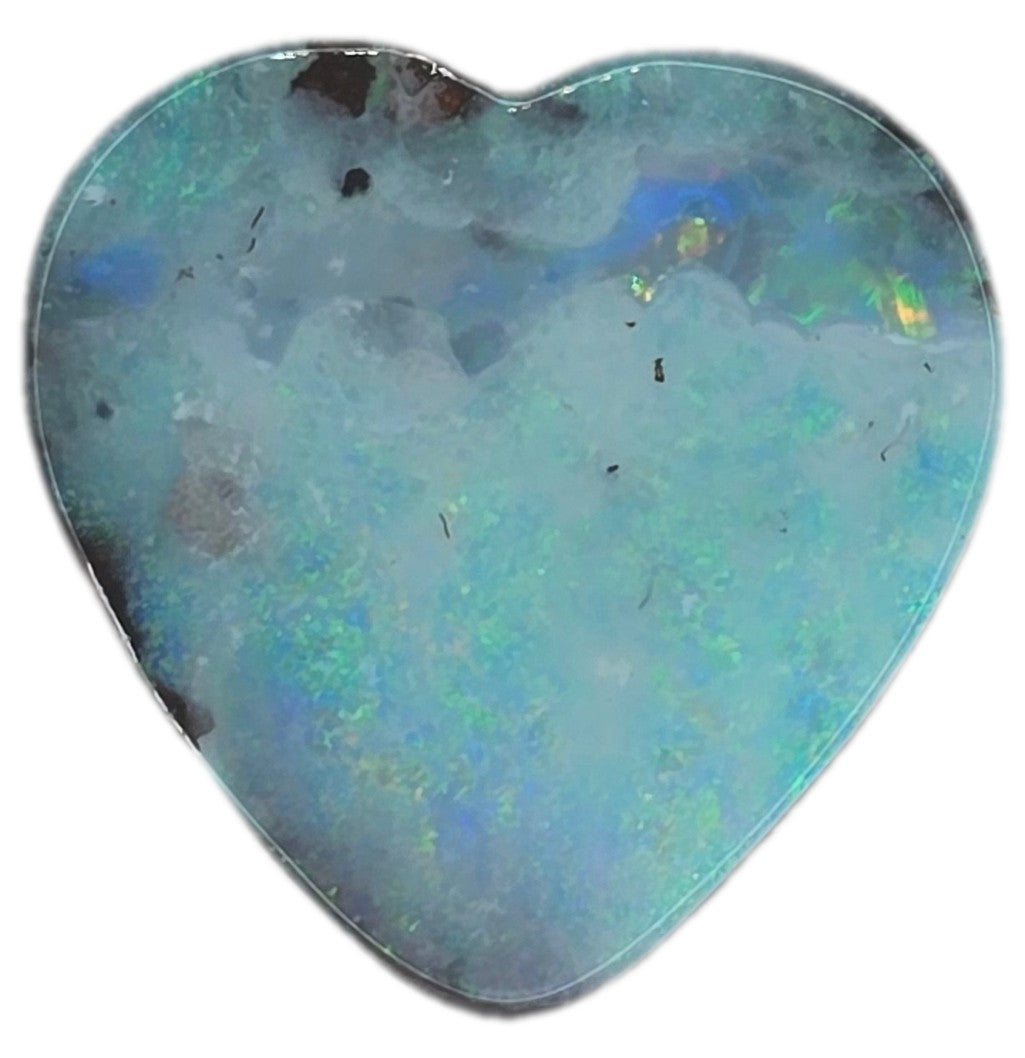 5.74 Ct heart boulder opal