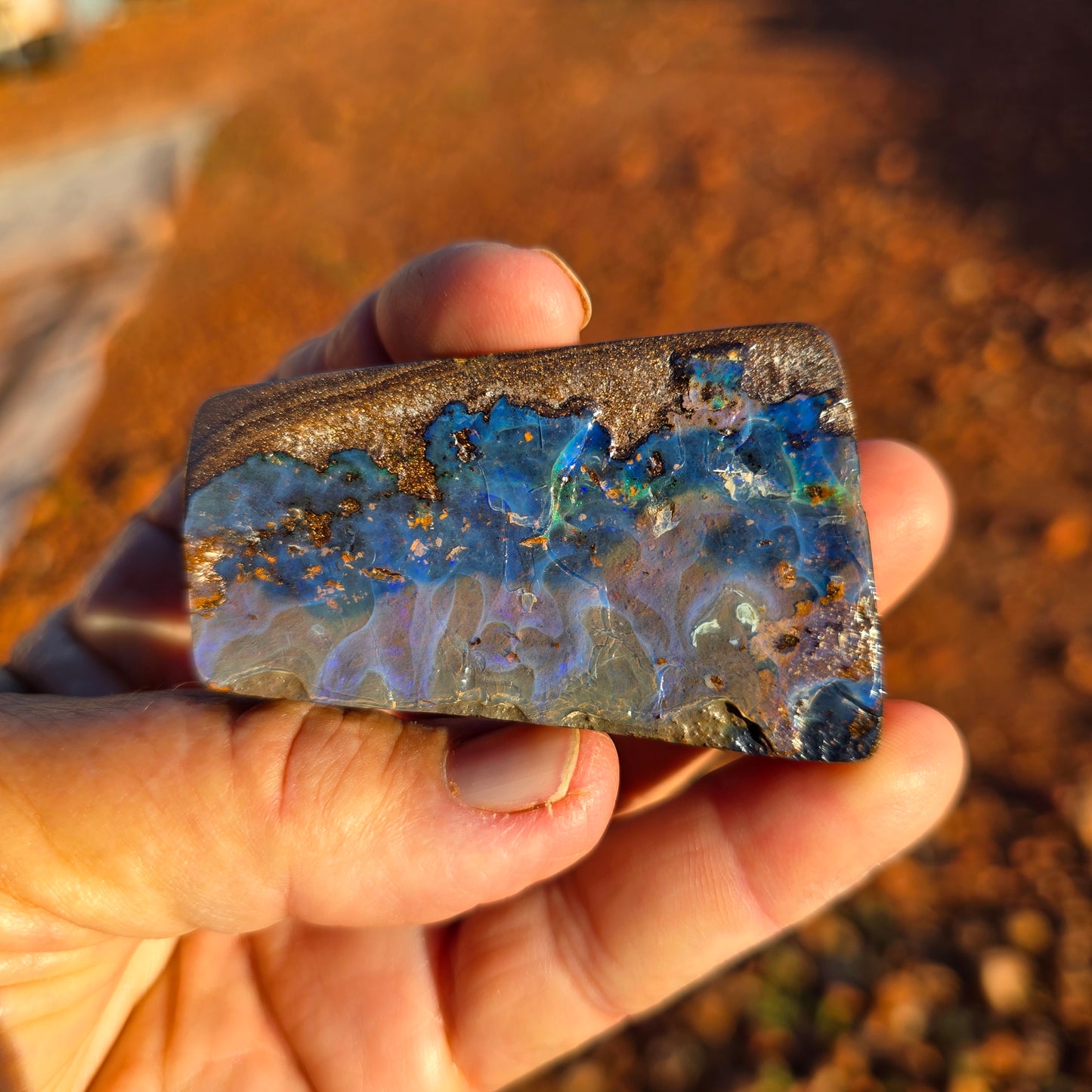 63 g  Australian Boulder Opal Specimen