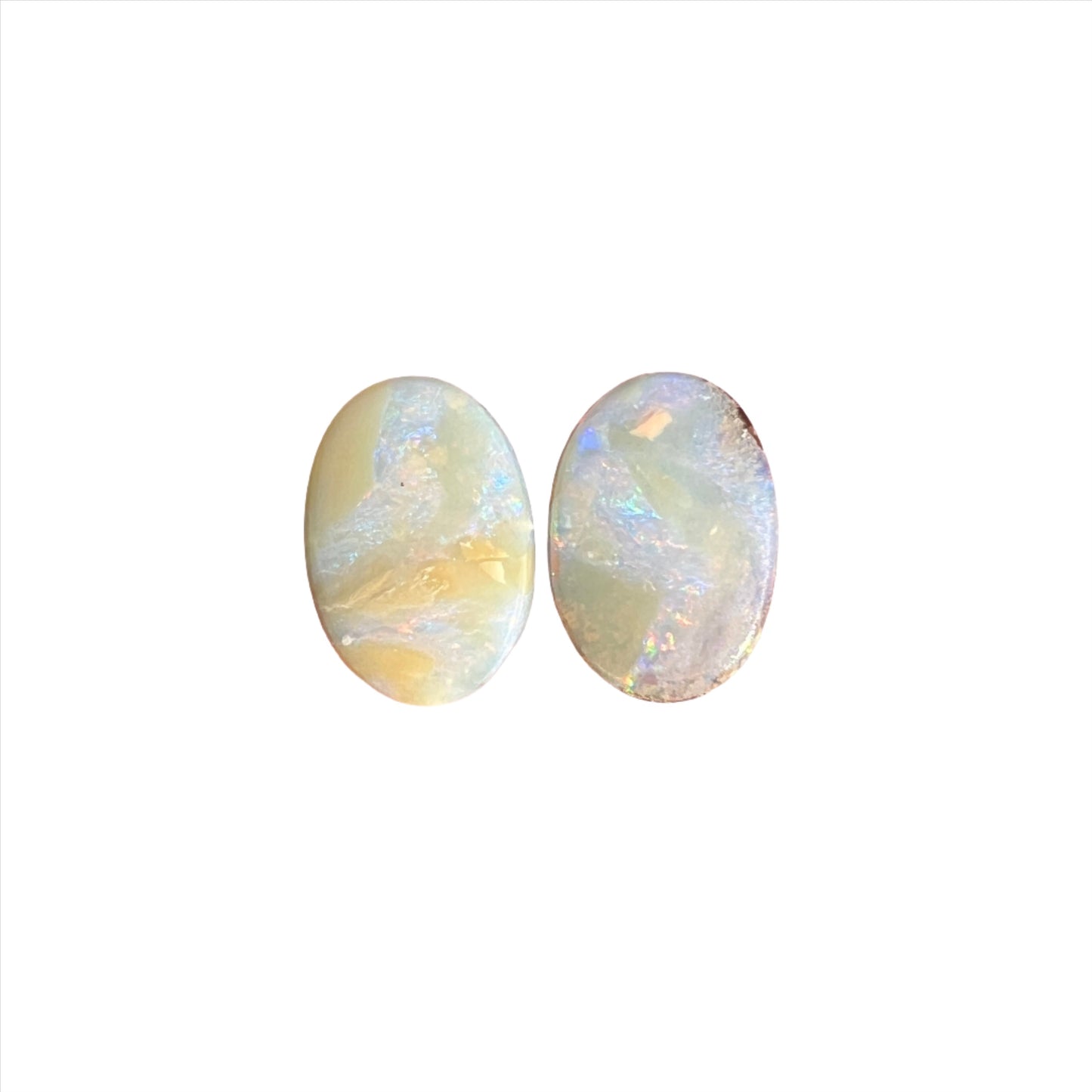 6.65 Ct boulder opal pair