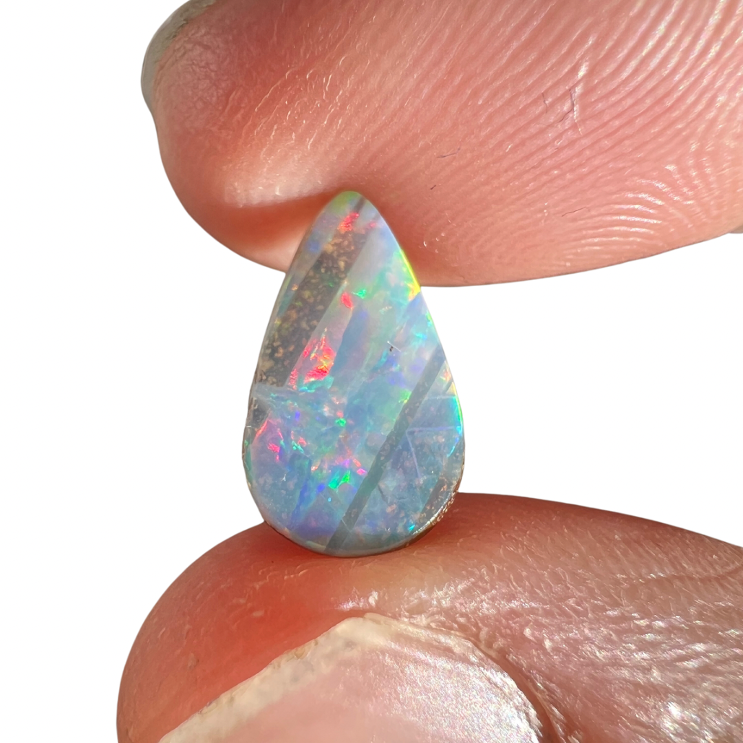 2.18 Ct teardrop boulder opal