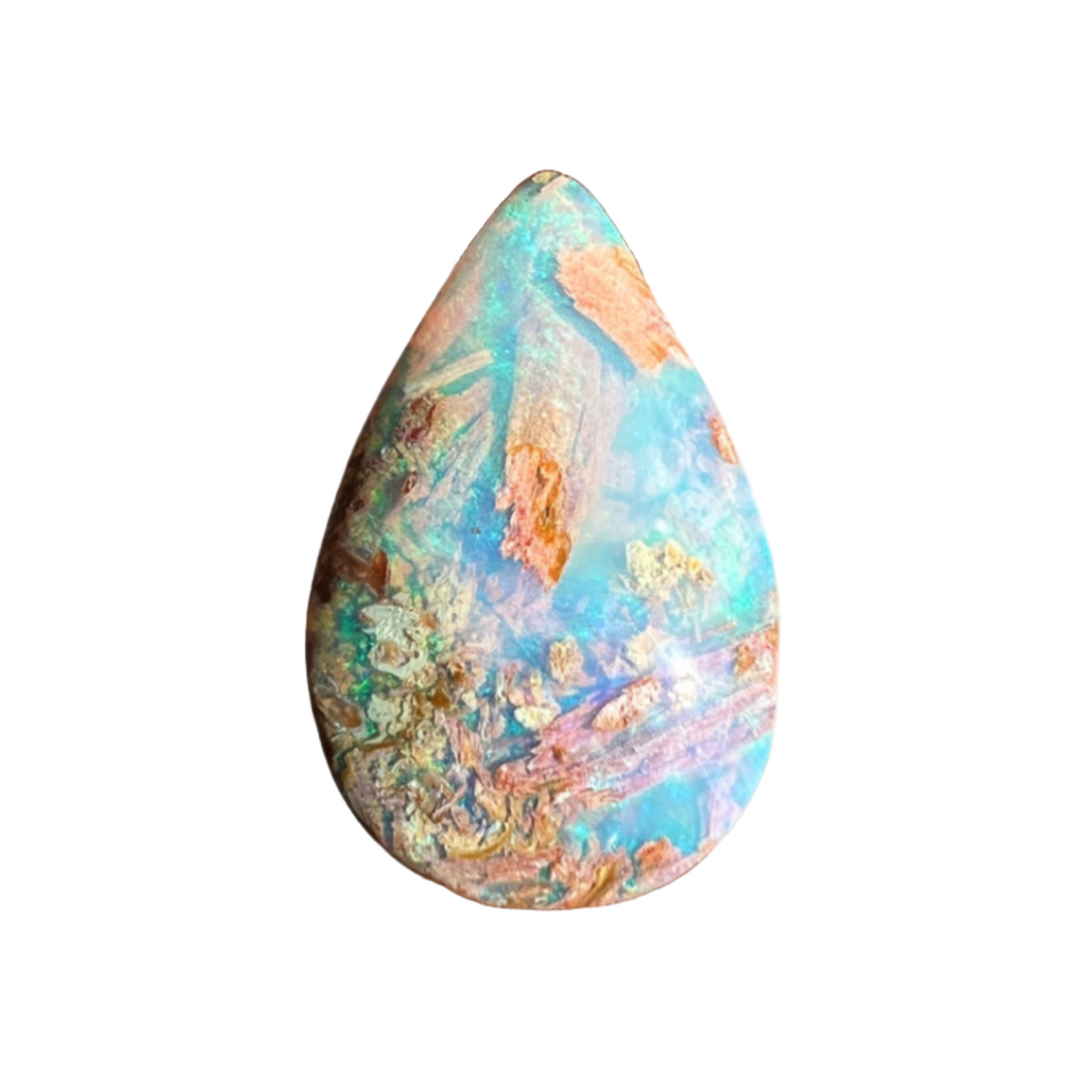 6.26 Ct teardrop wood replacement opal