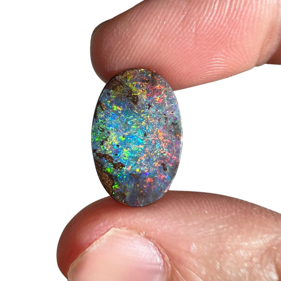 6.42 Ct RAINBOW GEM BOULDER OPAL