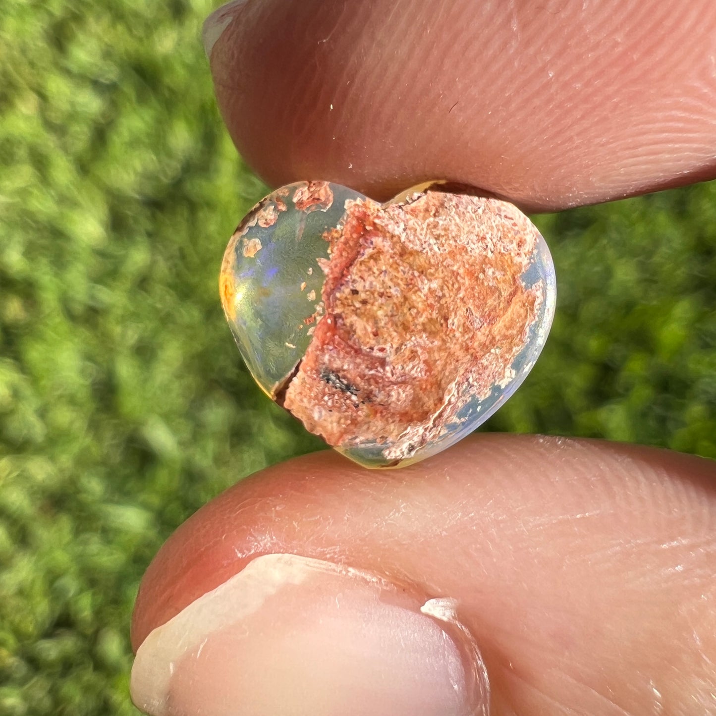 2.35 Ct heart wood replacement opal