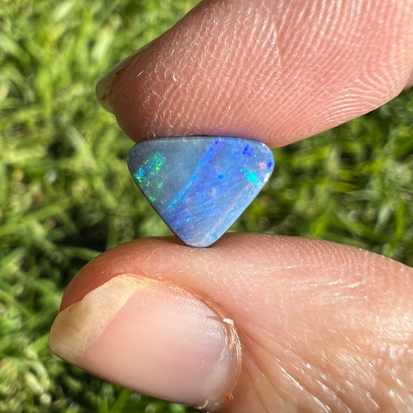 2.36 Ct small triangle boulder opal