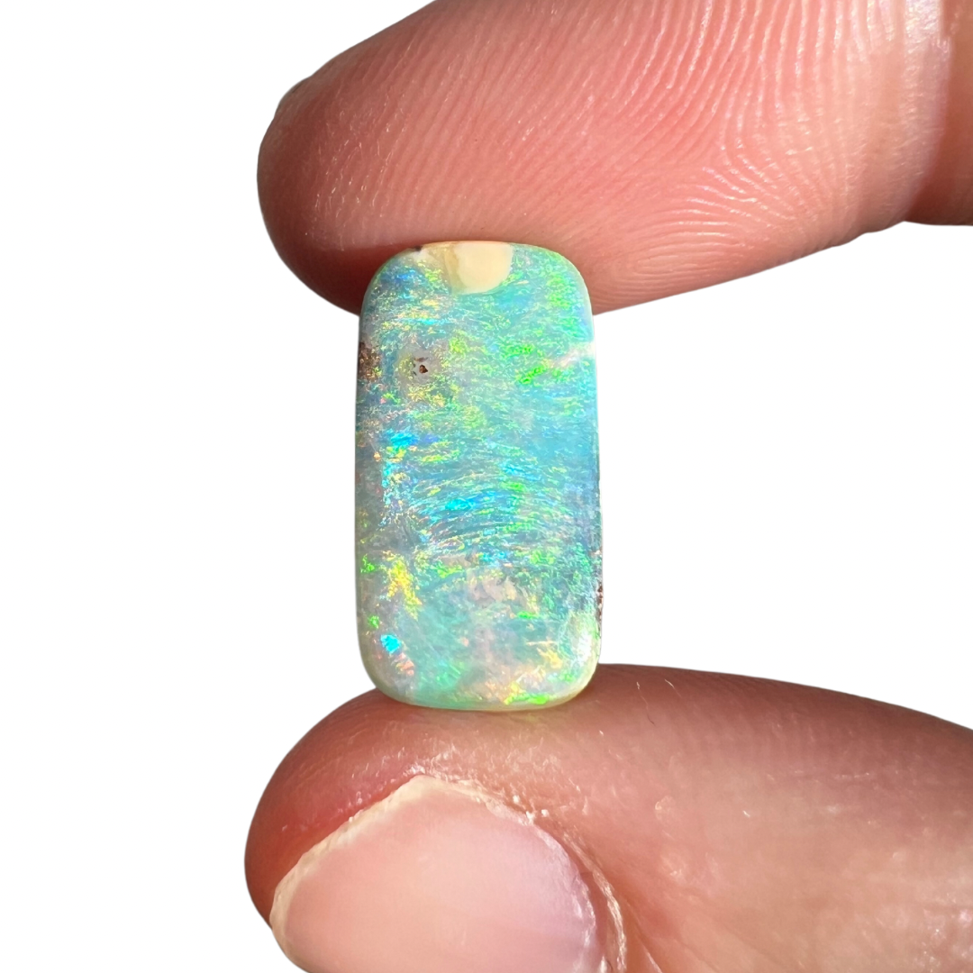 4.95 Ct small rectangle boulder opal