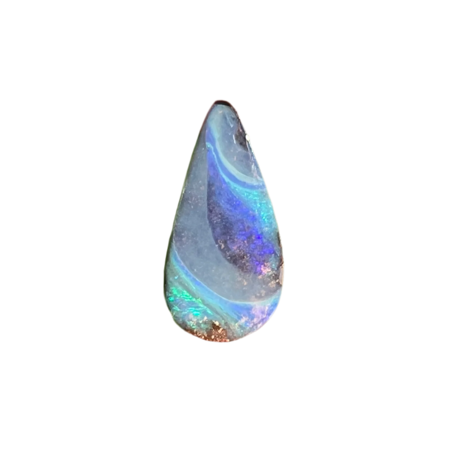 4.30 Ct teardrop boulder opal