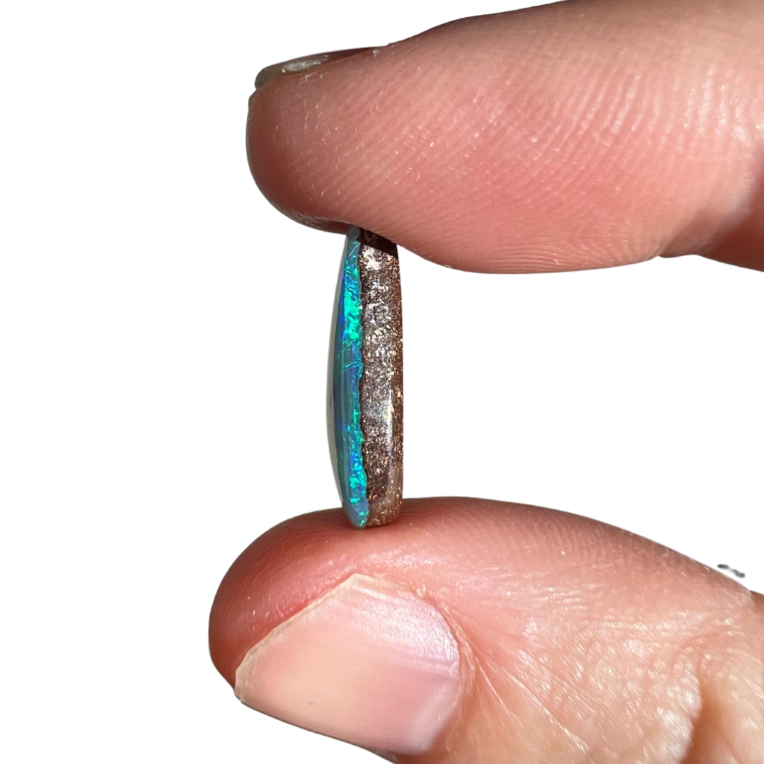 5.24 Ct BRIGHT OCEAN-TONED BOULDER OPAL