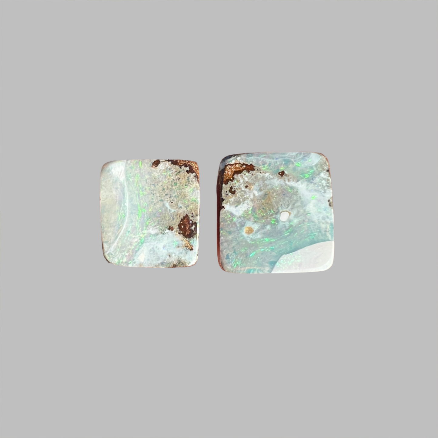 6.16 Ct two piece opal set