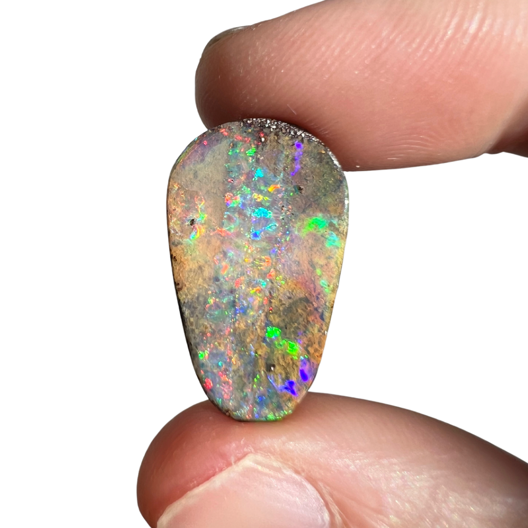 9.59 Ct rainbow boulder opal