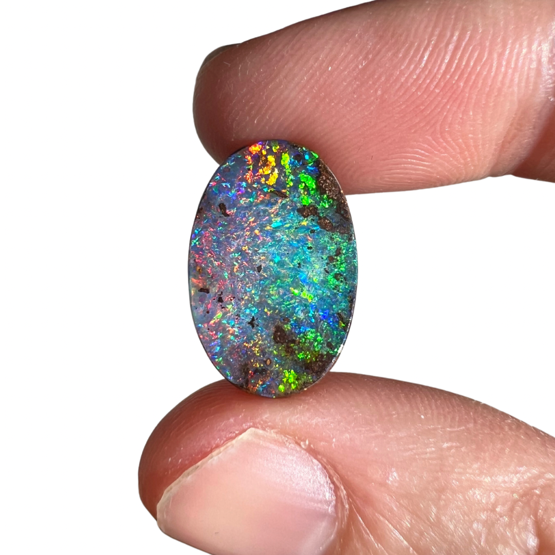 6.42 Ct RAINBOW GEM BOULDER OPAL