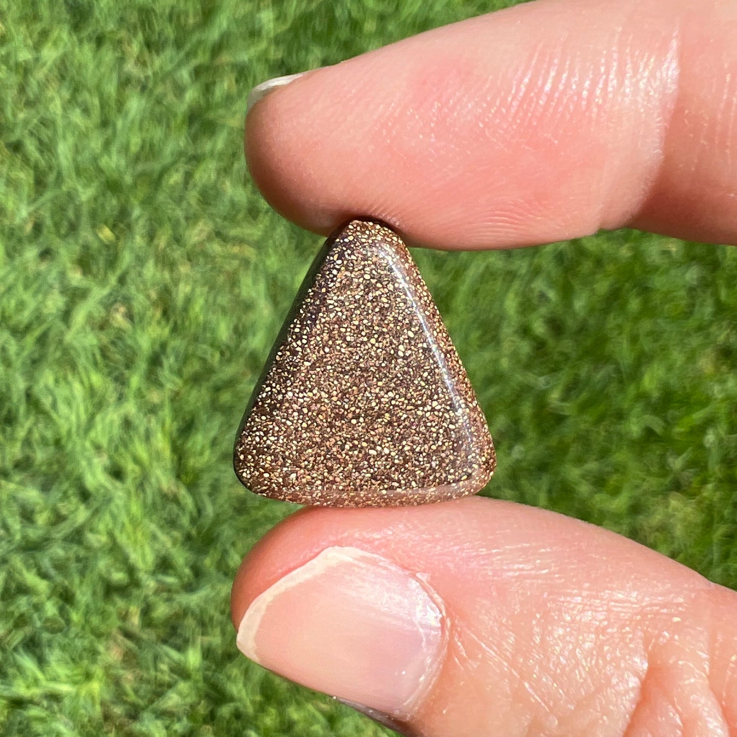 8.17 Ct triangle boulder opal