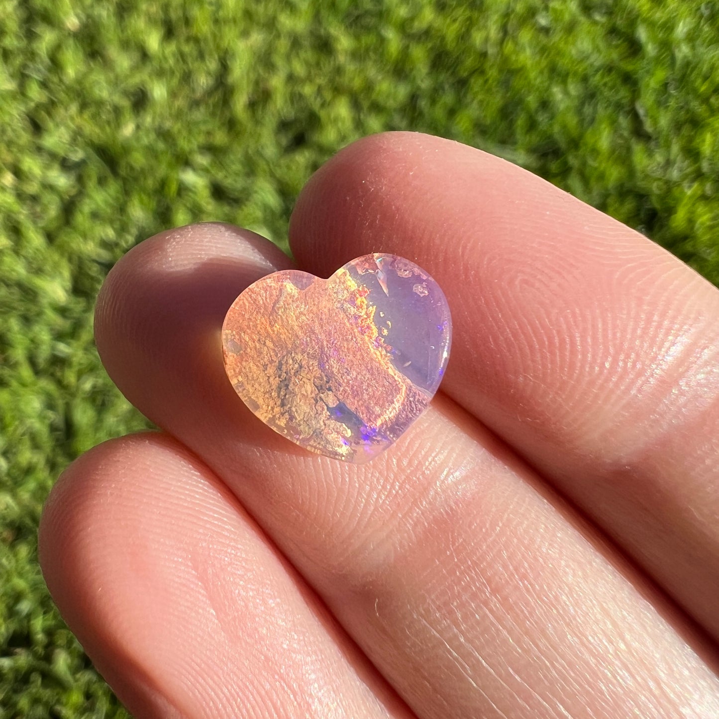 2.35 Ct heart wood replacement opal