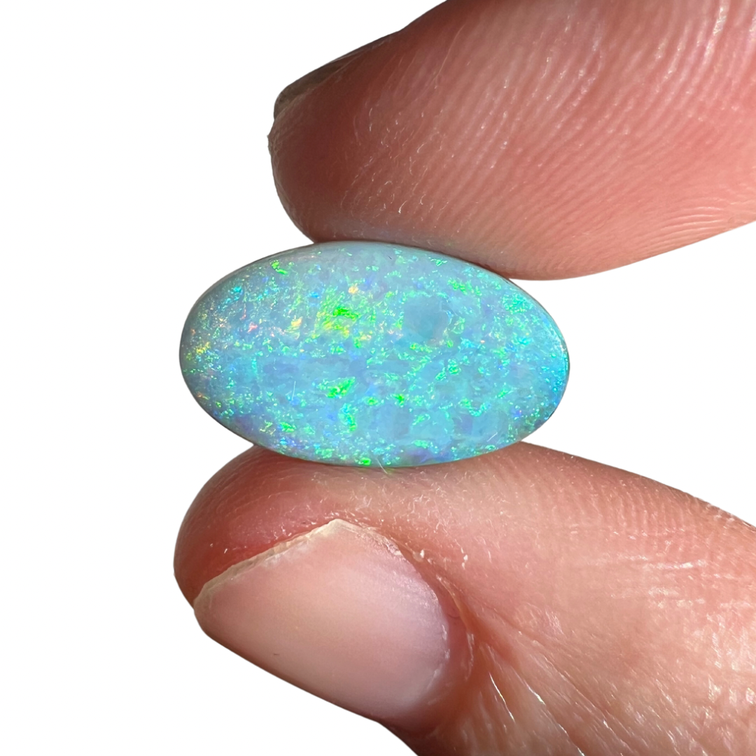 5.68 Ct pink and green pastel boulder opal