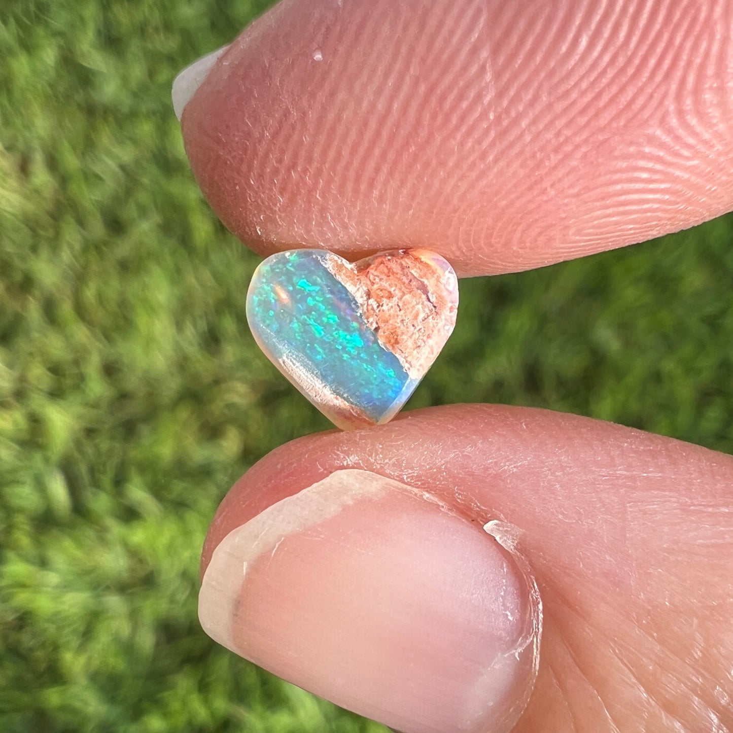 0.84 Ct heart wood replacement opal