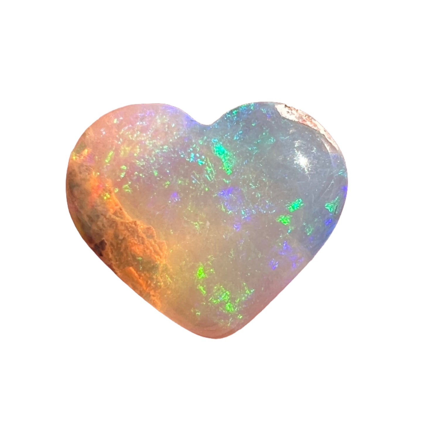 2.35 Ct wood replacement heart opal