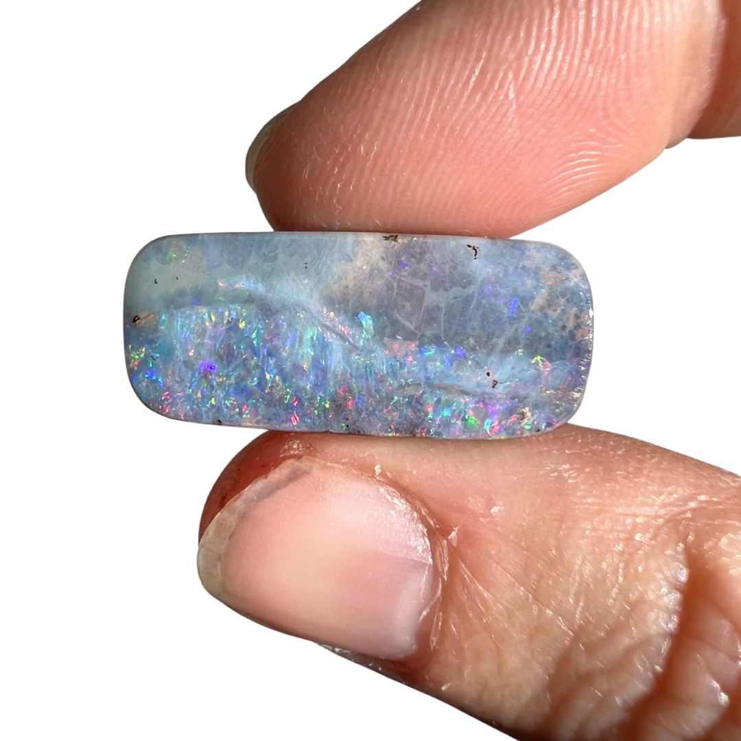 13.40 Ct rectangle boulder opal