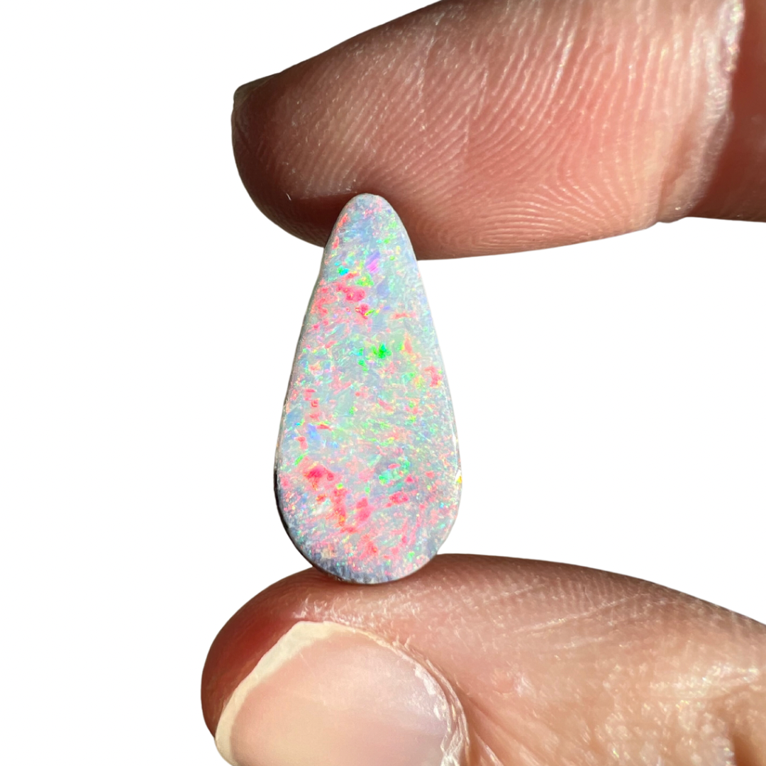 10.04 Ct teardrop boulder opal pair