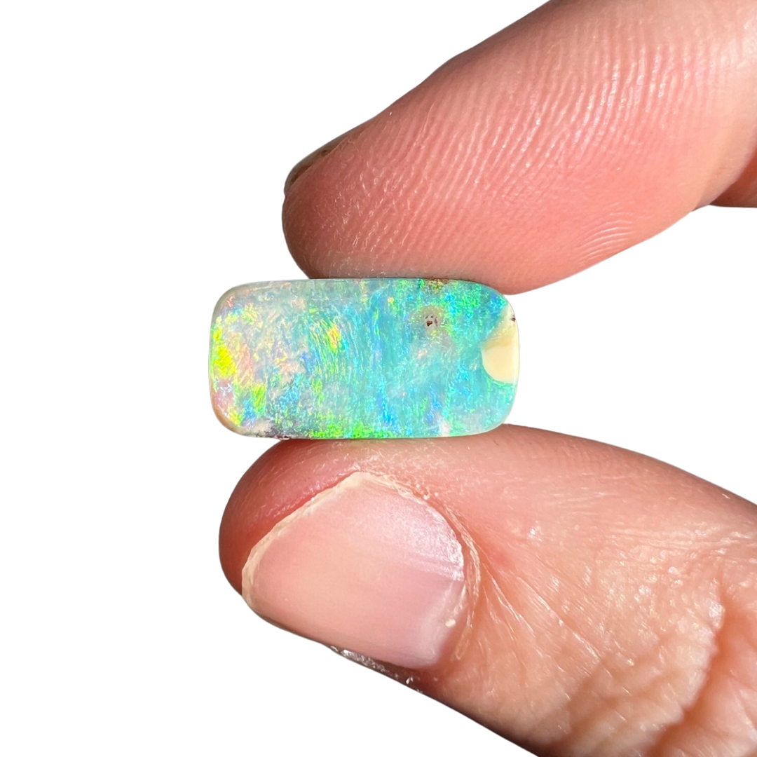 4.95 Ct small rectangle boulder opal