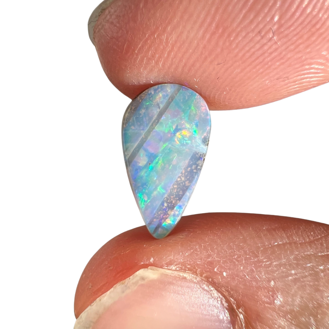 2.18 Ct teardrop boulder opal