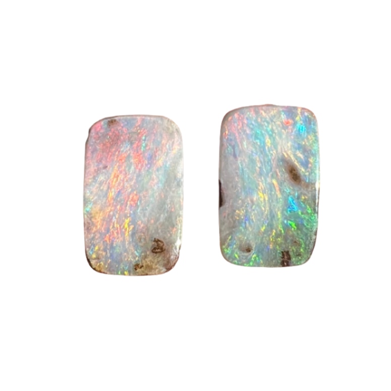 7.71 Ct boulder opal pair