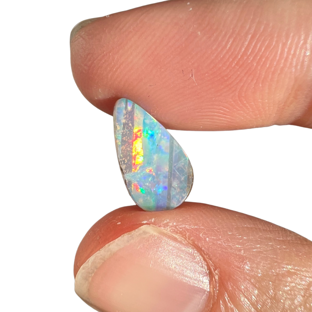 2.18 Ct teardrop boulder opal