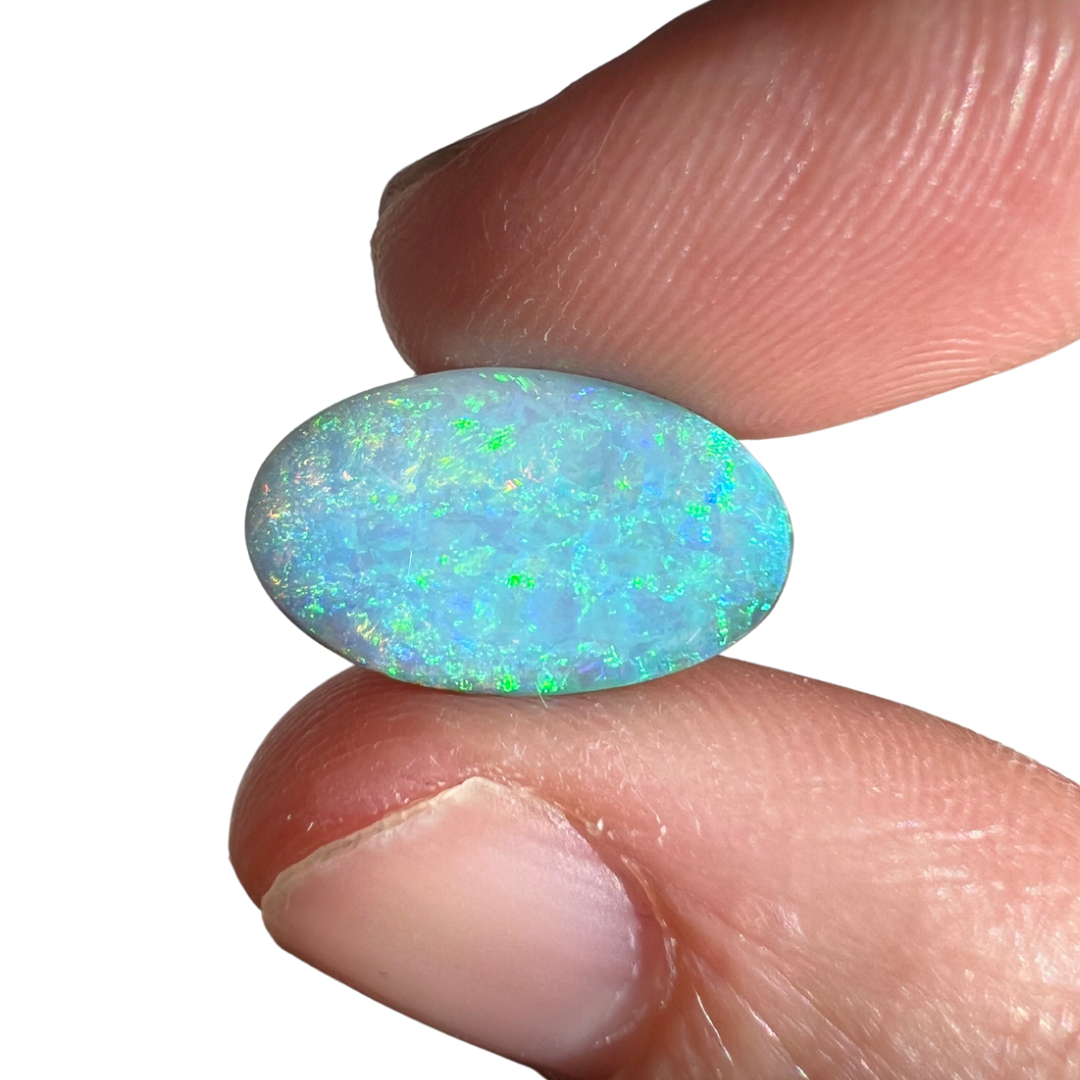 5.68 Ct pink and green pastel boulder opal