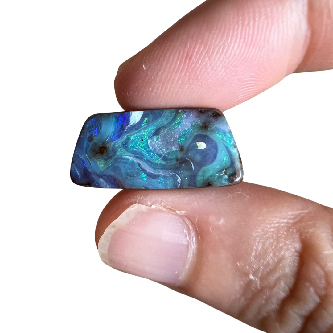 11.93 Ct wavy boulder opal