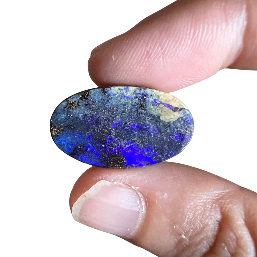 13.07 Ct purple boulder opal