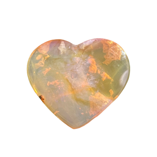 5.84 Ct wood replacement heart opal