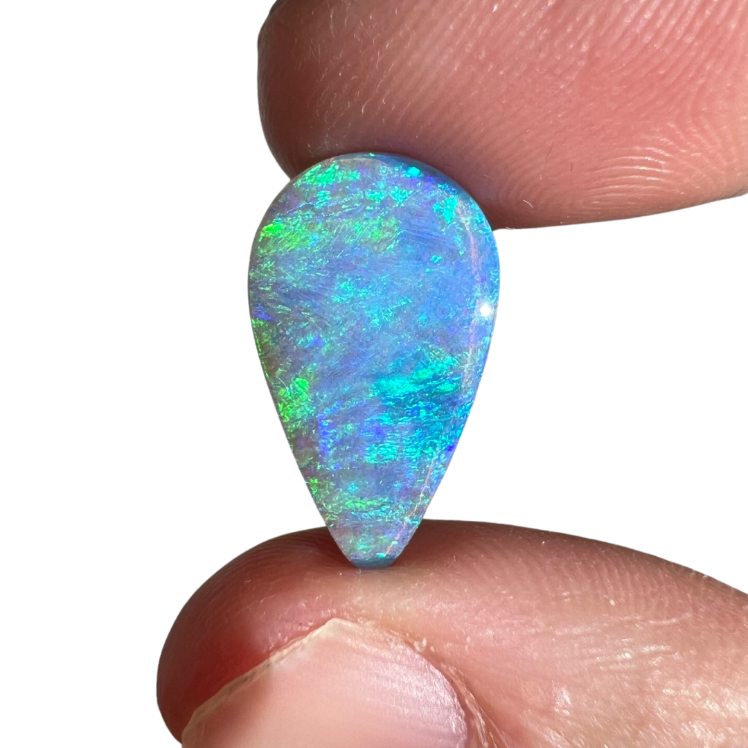 5.24 Ct BRIGHT OCEAN-TONED BOULDER OPAL