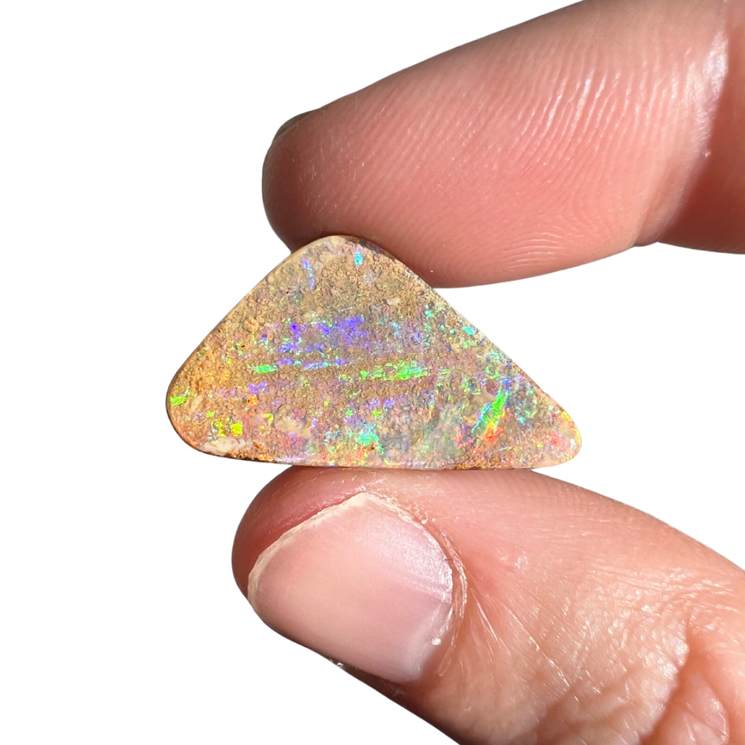 10.47 Ct rainbow boulder opal