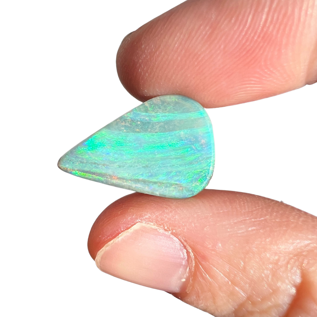 7.92 Ct teardrop boulder opal