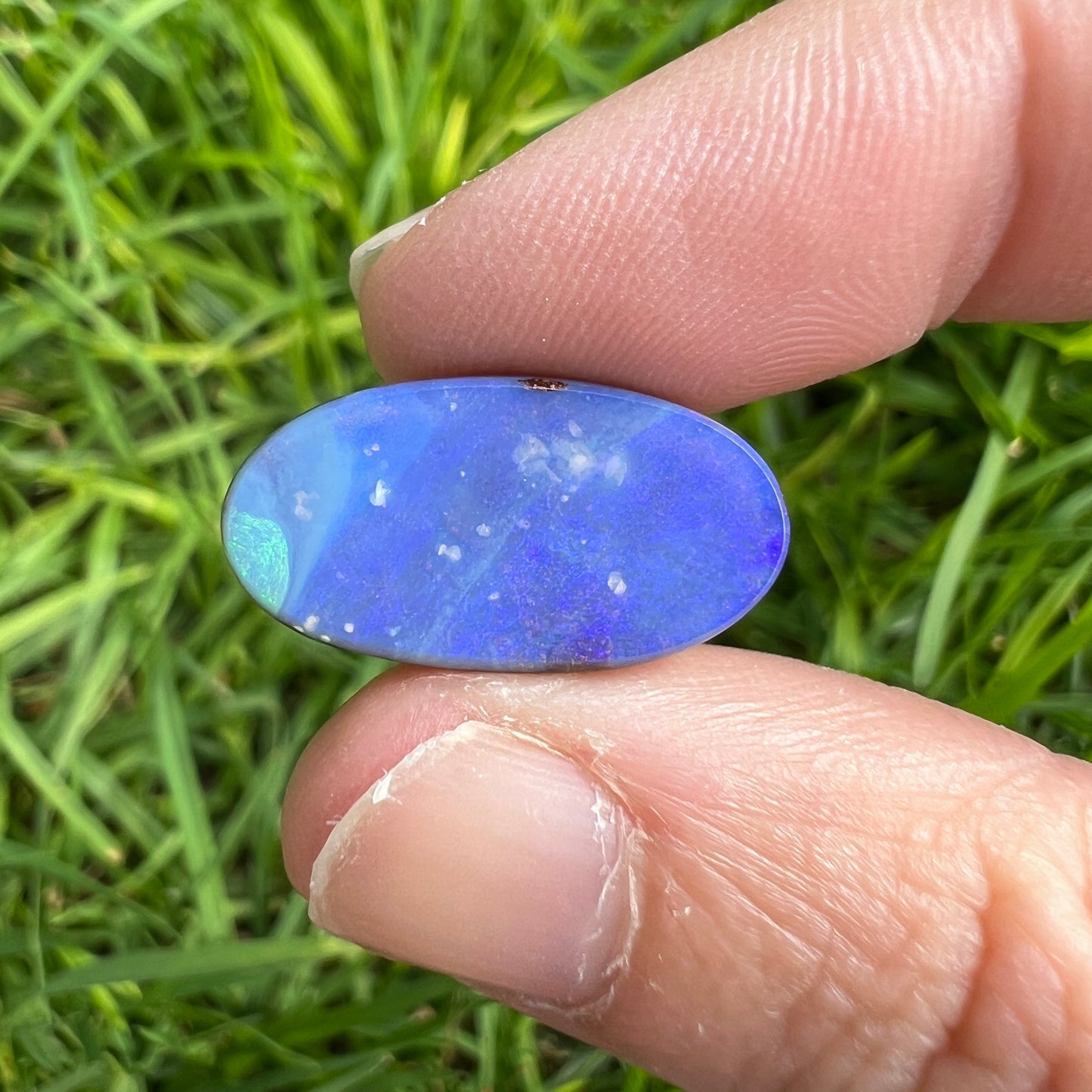 10.23 Ct blue boulder opal