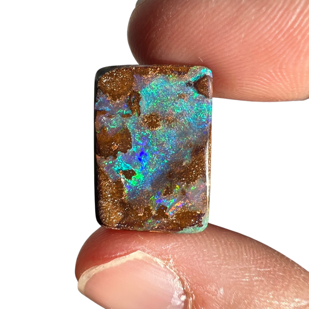 11.50 Ct green-blue boulder opal