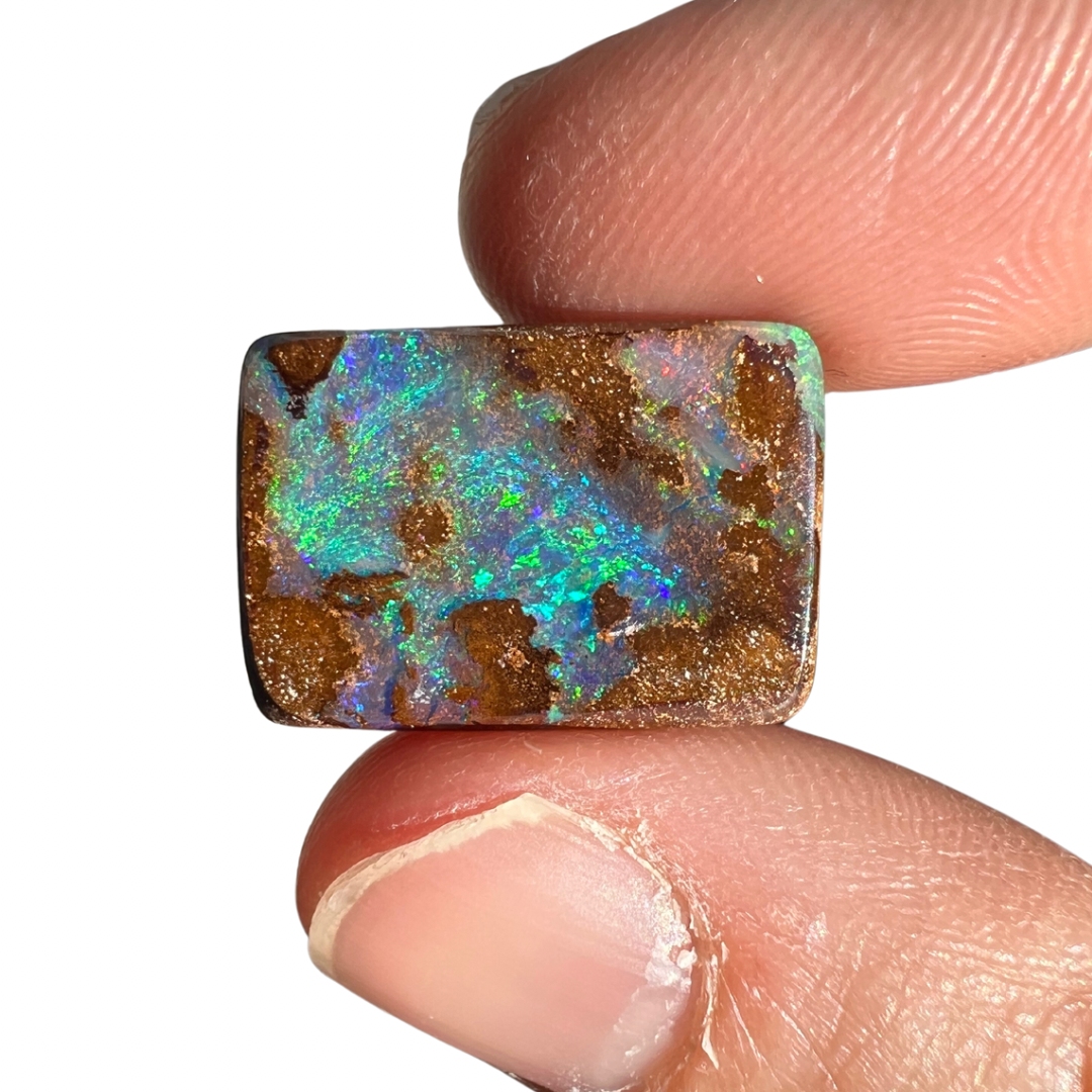 11.50 Ct green-blue boulder opal