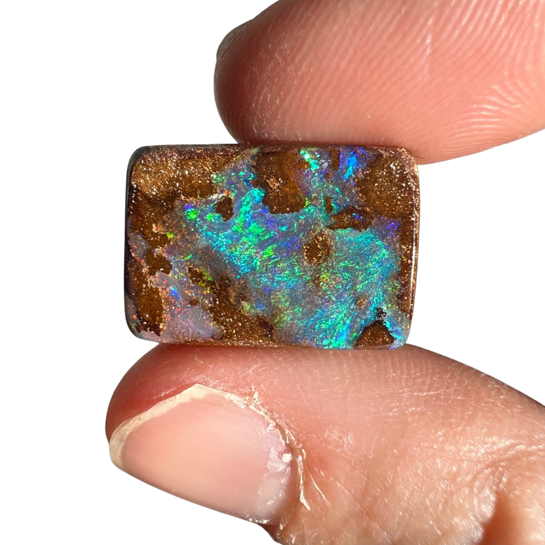 11.50 Ct green-blue boulder opal