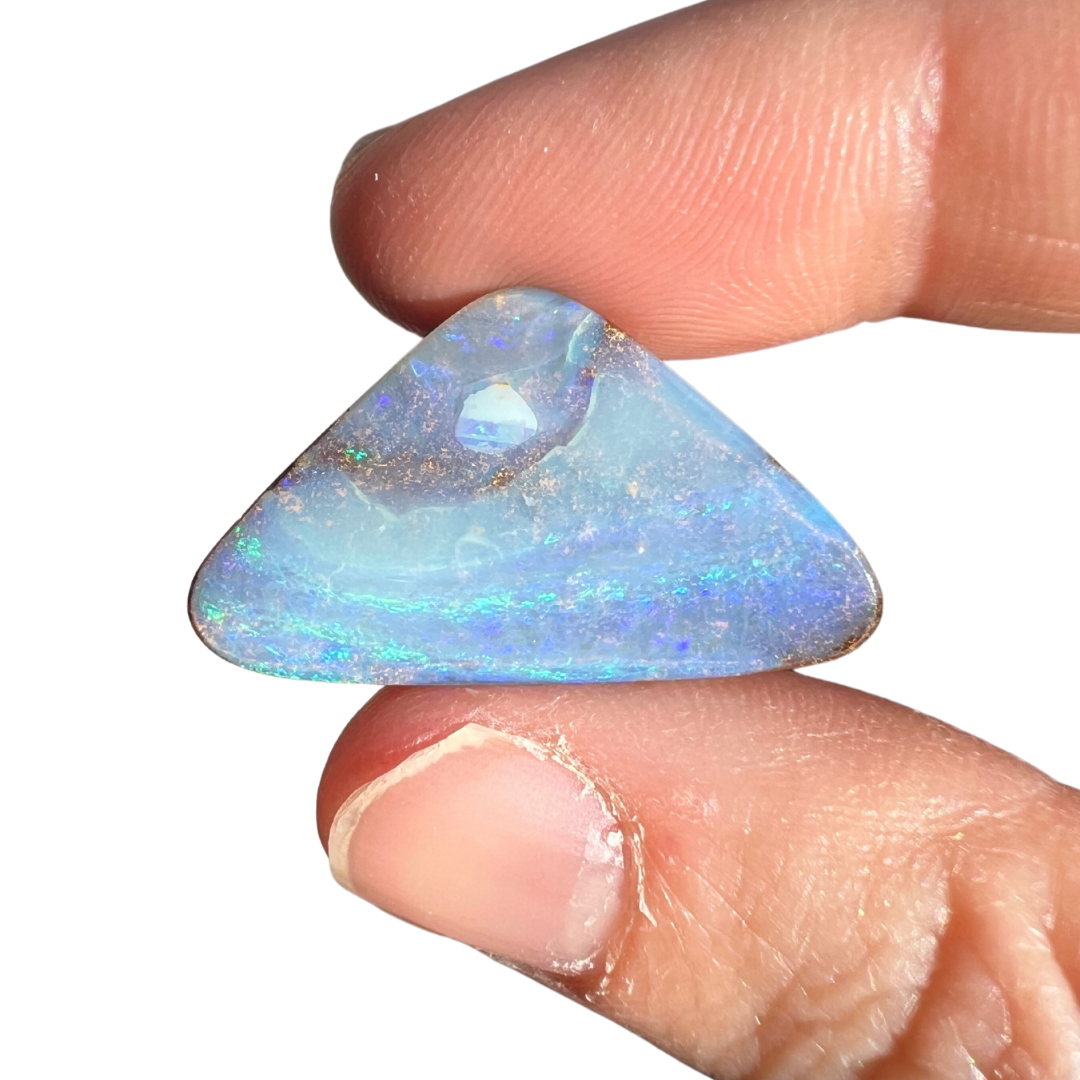 14.04 Ct large triangle boulder opal