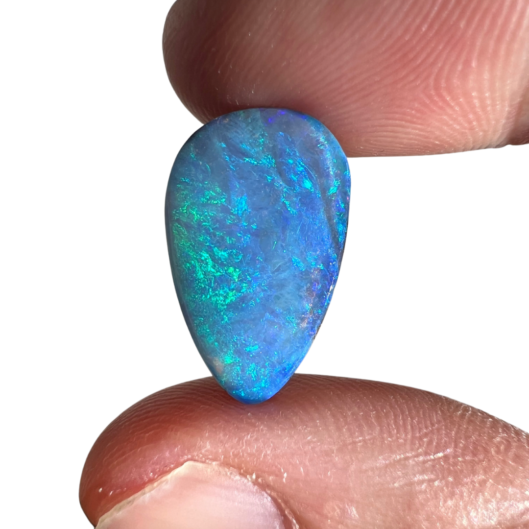 6.52 Ct ocean-toned boulder opal