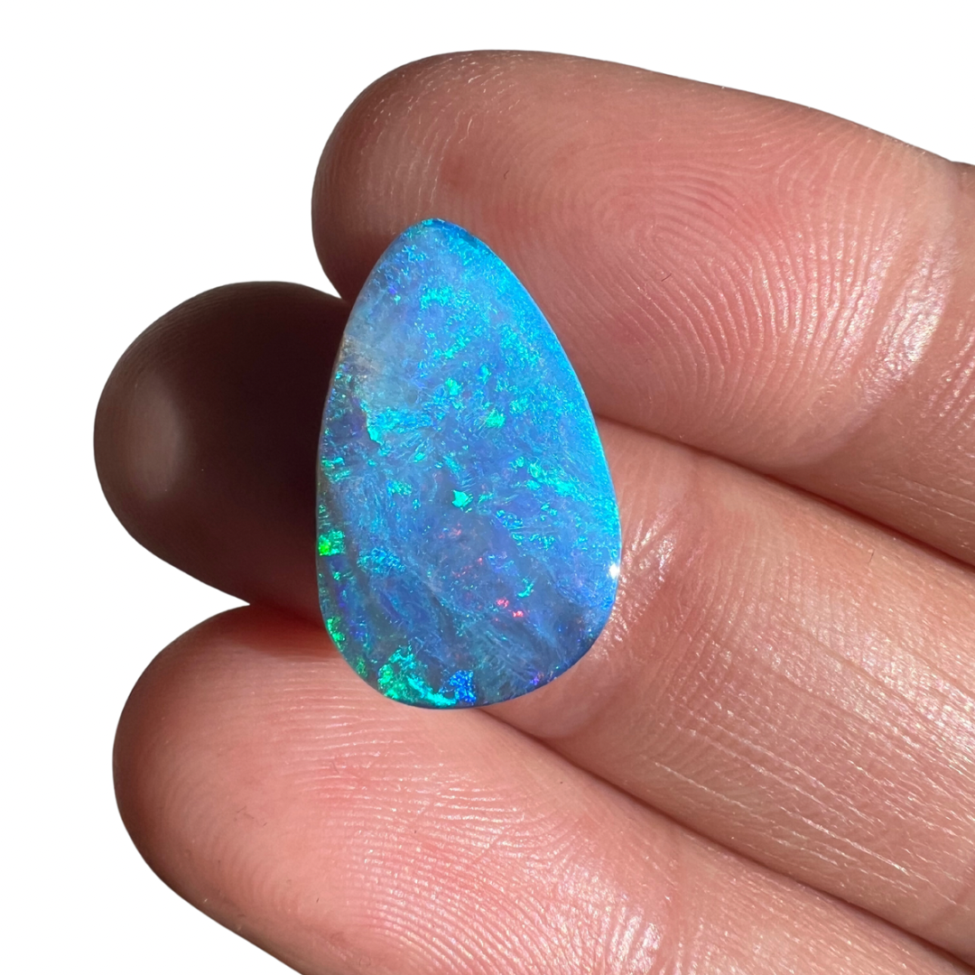 6.52 Ct ocean-toned boulder opal