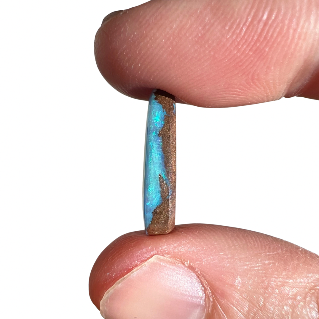 6.52 Ct ocean-toned boulder opal