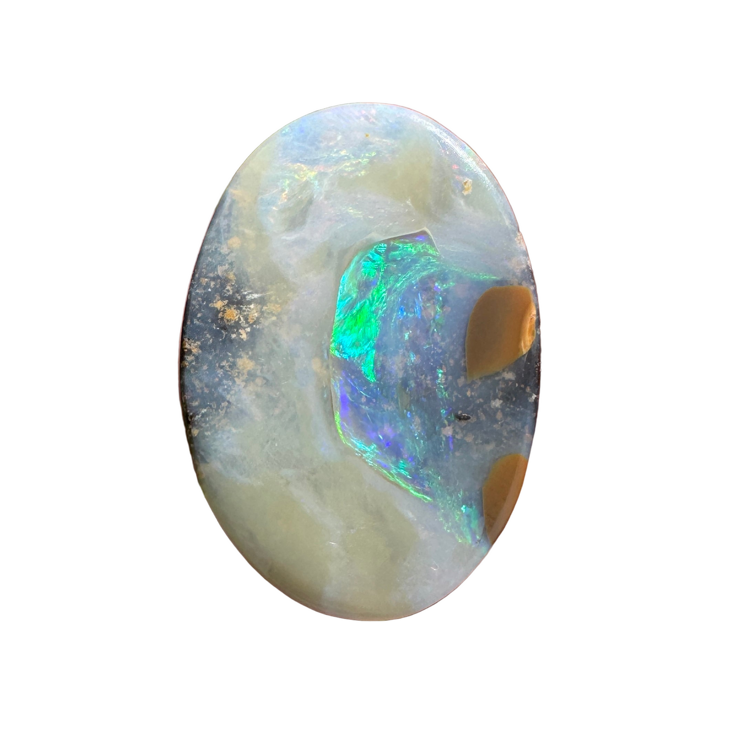 10.94 Ct oval boulder opal